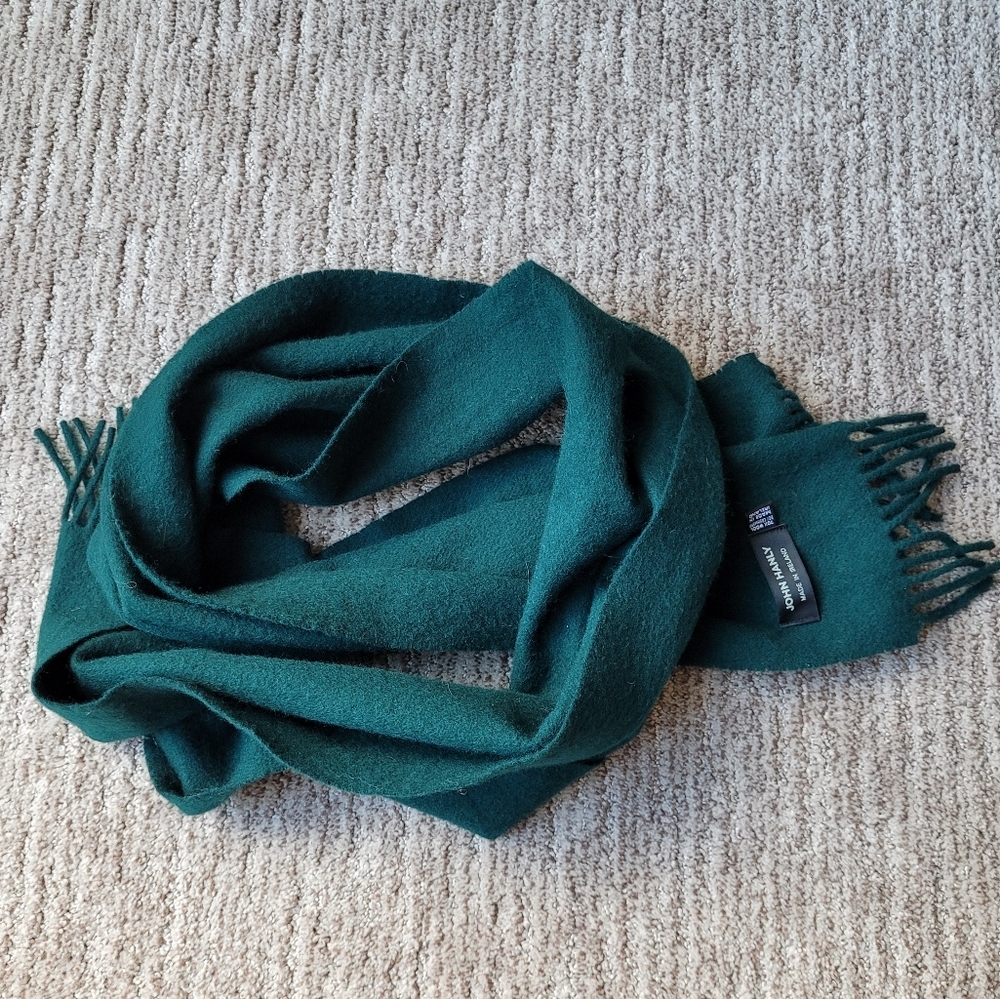 Elegant Green Scarf for Men